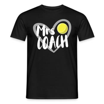 Tennis Geschenk - Männer T-Shirt - Schwarz - Vorne - AI Model Male 178 light (178cm)