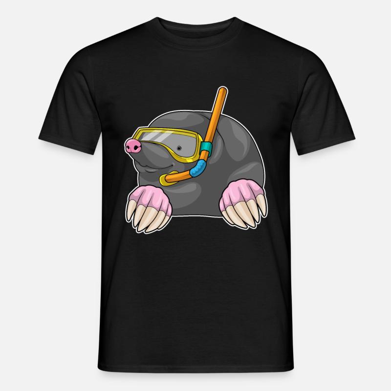 Mole Diver Snorkel - T-shirt homme - noir