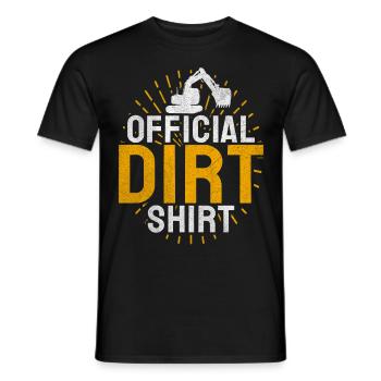Drôles d’ouvriers de la construction et de conducteurs d’excavatrices de chantier - T-shirt homme - noir - Devant - AI Model Male 178 light (178cm)