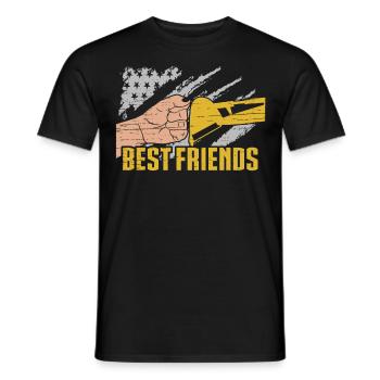Lustige Bauarbeiter & Baustelle Baggerfahrer - Männer T-Shirt - Schwarz - Vorne - AI Model Male 178 light (178cm)