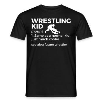 Wrestling - Männer T-Shirt - Schwarz - Vorne - AI Model Male 178 light (178cm)