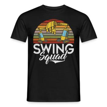 Lustige Bauarbeiter & Baustelle Baggerfahrer - Männer T-Shirt - Schwarz - Vorne - AI Model Male 178 light (178cm)