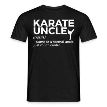 Karaté - T-shirt homme - noir - Devant - AI Model Male 178 light (178cm)