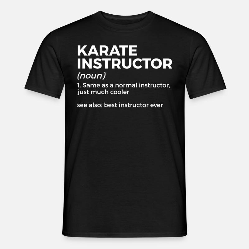 Karate - Männer T-Shirt - Schwarz