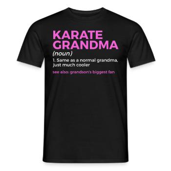 Karaté - T-shirt homme - noir - Devant - AI Model Male 178 light (178cm)