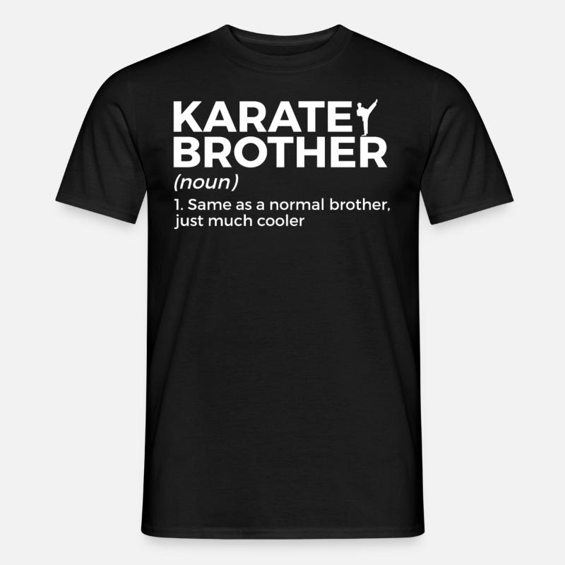 Karate - Männer T-Shirt - Schwarz