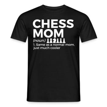 Schach Spieler - Männer T-Shirt - Schwarz - Vorne - AI Model Male 178 light (178cm)