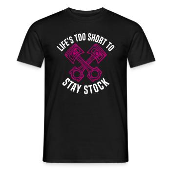 Muscel Car V8 Turbocompresseur Tuning Racing Car - T-shirt homme - noir - Devant - AI Model Male 178 light (178cm)