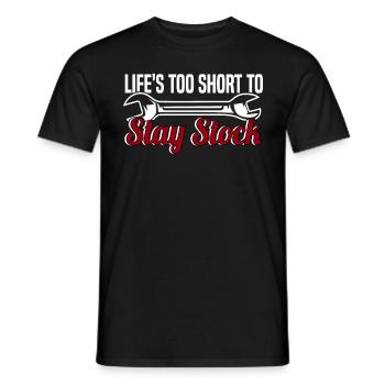Muscel Car V8 Turbocharger Tuning Racing Car - Men's T-Shirt - black - Front - AI Model Male 178 light (178cm)