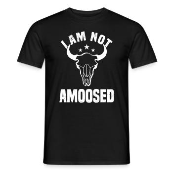 Büffel Bison Ochse Indianer Amerikanisch - Männer T-Shirt - Schwarz - Vorne - AI Model Male 178 light (178cm)
