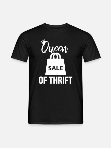 Secondhandladen Secondhand Öko Hipster Gebraucht - Männer T-Shirt - Schwarz