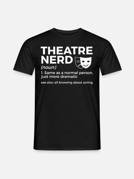 Acteurs de théâtre - T-shirt homme - noir