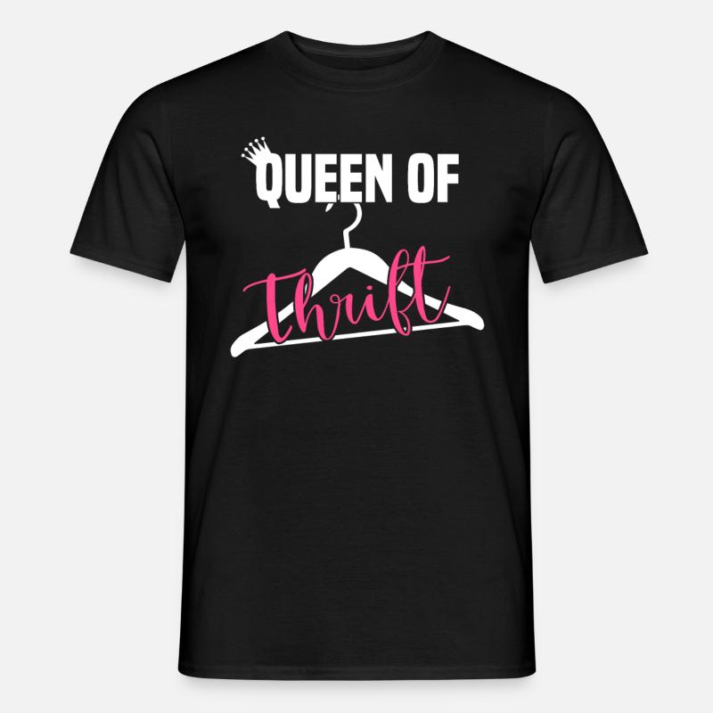 Secondhandladen Secondhand Öko Hipster Gebraucht - Männer T-Shirt - Schwarz