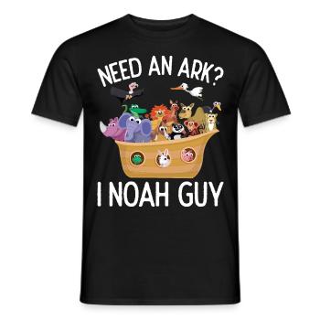 Benötigen Sie Eine Arche Noah Guy Funny Archa Noah - Männer T-Shirt - Schwarz - Vorne - AI Model Male 178 light (178cm)