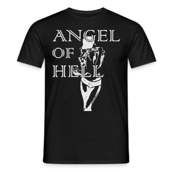 2reborn Angel of Hell Skate Girl Sport 1 - Männer T-Shirt - Schwarz - Vorne - AI Model Male 178 light (178cm)
