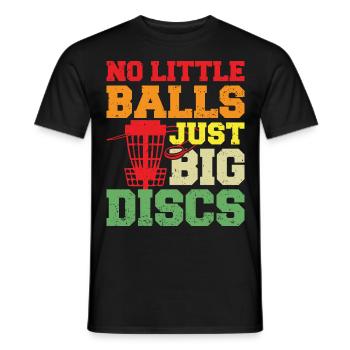 Disc Golf Frisbee Golf pour hommes et femmes - T-shirt homme - noir - Devant - AI Model Male 178 light (178cm)