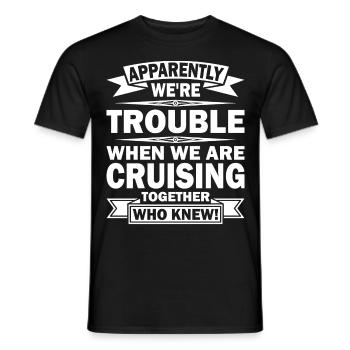 Coole Kreuzfahrt Kreuzfahrtschiff Familienurlaub - Männer T-Shirt - Schwarz - Vorne - AI Model Male 178 light (178cm)
