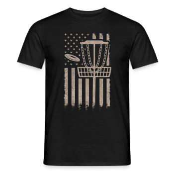 Lustiges Disc Golf & Ultimate Frisbee Spieler - Männer T-Shirt - Schwarz - Vorne - AI Model Male 178 light (178cm)
