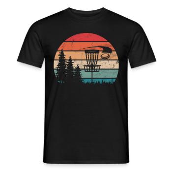 Lustiges Disc Golf & Ultimate Frisbee Spieler - Männer T-Shirt - Schwarz - Vorne - AI Model Male 178 light (178cm)