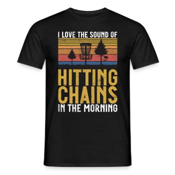 Lustiges Disc Golf & Ultimate Frisbee Spieler - Männer T-Shirt - Schwarz - Vorne - AI Model Male 178 light (178cm)
