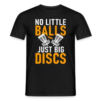 Funny Disc Golf & Ultimate Frisbee Player - Men's T-Shirt - black - Front - AI Model Male 178 light (178cm)