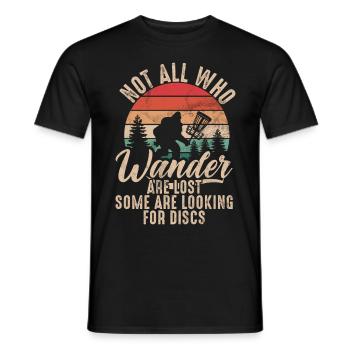 Fun Disc Golf & Ultimate Frisbee Player - T-shirt homme - noir - Devant - AI Model Male 178 light (178cm)