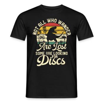 Lustiges Disc Golf & Ultimate Frisbee Spieler - Männer T-Shirt - Schwarz - Vorne - AI Model Male 178 light (178cm)