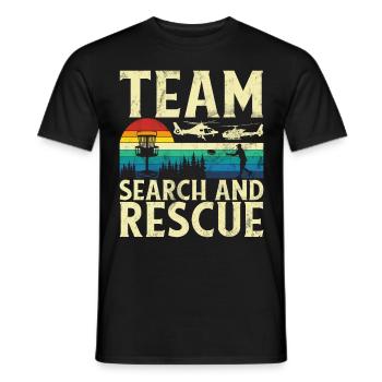 Lustiges Disc Golf & Ultimate Frisbee Spieler - Männer T-Shirt - Schwarz - Vorne - AI Model Male 178 light (178cm)