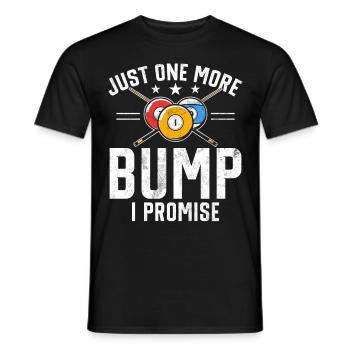 Billard Lustiger Spruch & Herren Snooker Design - Männer T-Shirt - Schwarz - Vorne - AI Model Male 178 light (178cm)