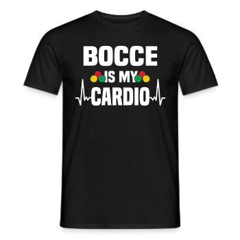 Boccia Petanque Boule Boccia Player Lyonnais - Men's T-Shirt - black - Front - AI Model Male 178 light (178cm)