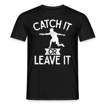 Lustiges Disc Golf & Ultimate Frisbee Spieler - Männer T-Shirt - Schwarz - Vorne - AI Model Male 178 light (178cm)