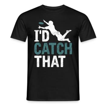 Ultimate Frisbee & Disc Golf Frisbee Design - Männer T-Shirt - Schwarz - Vorne - AI Model Male 178 light (178cm)