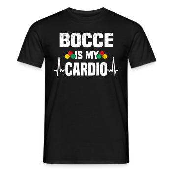Boccia Petanque Boule Boccia Player Lyonnais - Men's T-Shirt - black - Front - AI Model Male 178 light (178cm)