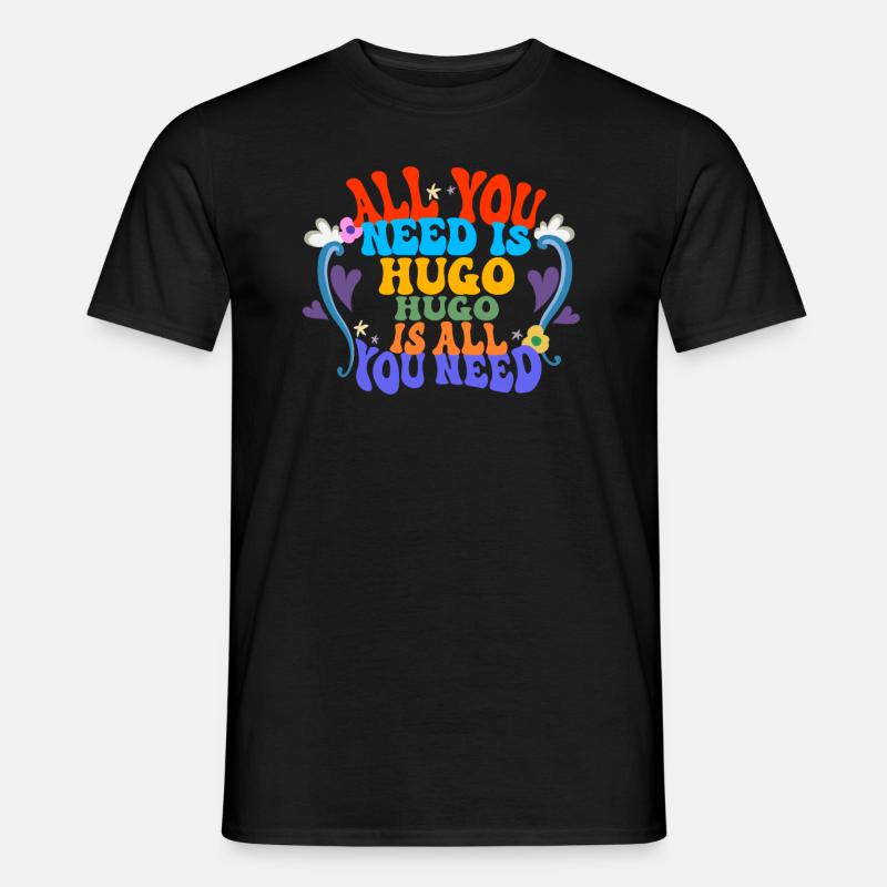 Hugo - Männer T-Shirt - Schwarz