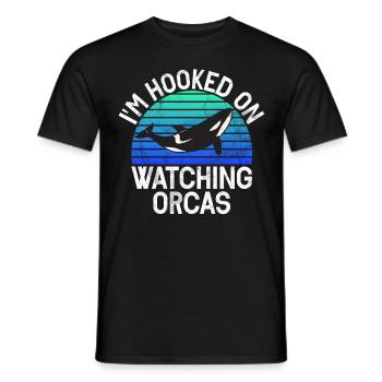 Killerwal Schwertwal Wale beobachten Orca Wal - Männer T-Shirt - Schwarz - Vorne - AI Model Male 178 light (178cm)