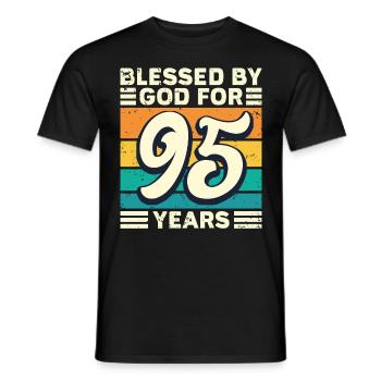 95 Geburtstag Geschenk Jahre Lustig Spruch - Männer T-Shirt - Schwarz - Vorne - AI Model Male 178 light (178cm)