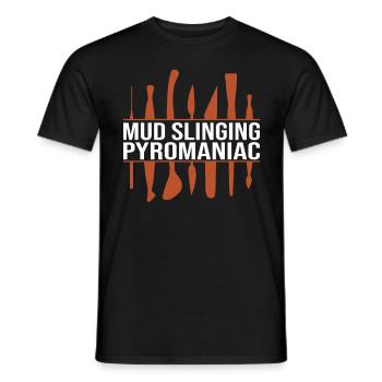 Töpfern Ton Töpferkurs Töpferei Getöpfert - Männer T-Shirt - Schwarz - Vorne - AI Model Male 178 light (178cm)