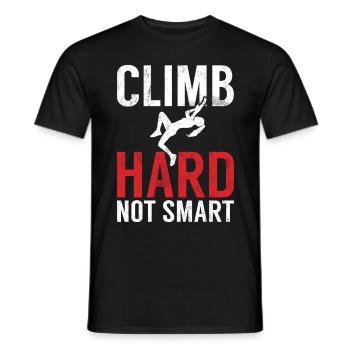 Free Climbing Mountaineers & Bouldering Free Climbing - Men's T-Shirt - black - Front - AI Model Male 178 light (178cm)