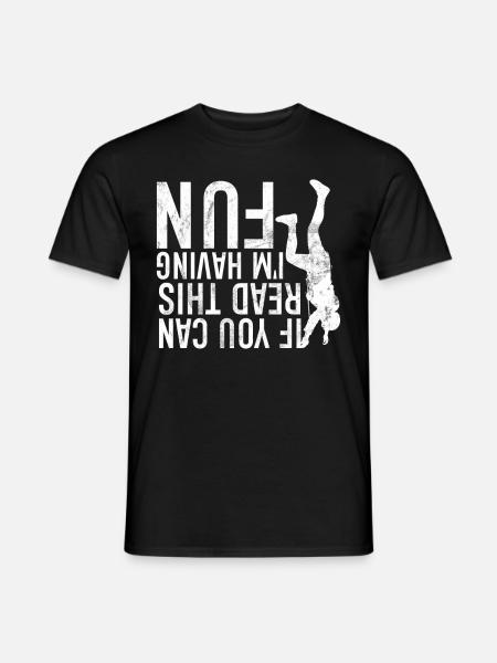 Free Climbing Bergsteiger & Bouldern Freeclimbing - Männer T-Shirt - Schwarz
