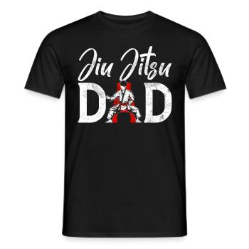 Jiu Jitsu Arts Martiaux Kung Fu & Karaté Jiu Jitsu - T-shirt homme - noir - Devant - AI Model Male 178 light (178cm)