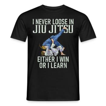 Jiu Jitsu Arts Martiaux Kung Fu & Karaté Jiu Jitsu - T-shirt homme - noir - Devant - AI Model Male 178 light (178cm)