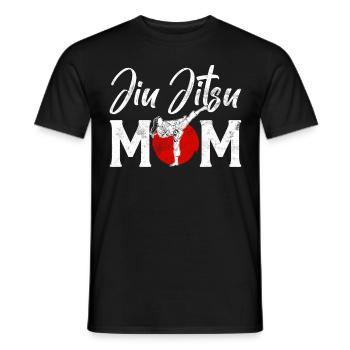 Jiu Jitsu Martial Arts Kung Fu & Karate Jiu Jitsu - Men's T-Shirt - black - Front - AI Model Male 178 light (178cm)