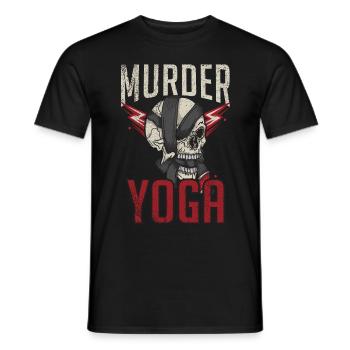 Jiu Jitsu Martial Arts Kung Fu & Karate Jiu Jitsu - Men's T-Shirt - black - Front - AI Model Male 178 light (178cm)