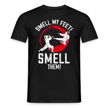Jiu Jitsu Martial Arts Kung Fu & Karate Jiu Jitsu - Men's T-Shirt - black - Front - AI Model Male 178 light (178cm)