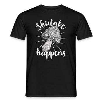 Mushroom Picker Mushroom Mushroom Hunters Mushroom Lovers Mushroom Farm - Men's T-Shirt - black - Front - AI Model Male 178 light (178cm)