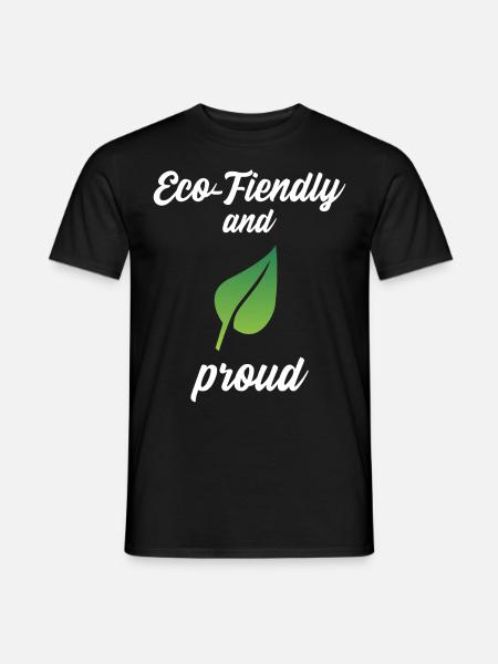 Eco-Friendly and Proud - Men's T-Shirt - black