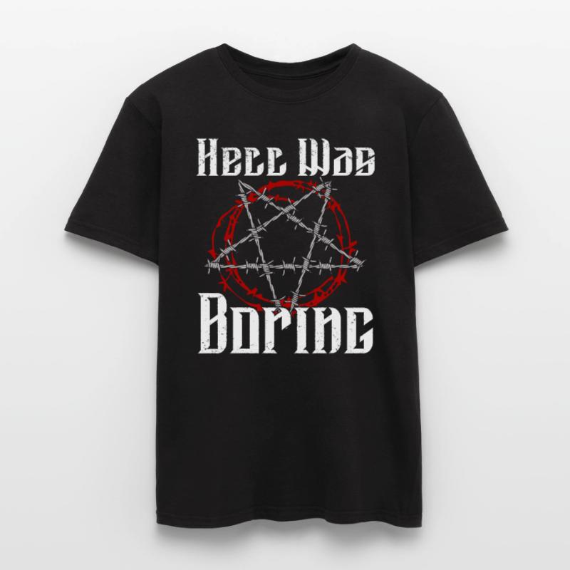 Satan Beelzebub Devil Gothic Pentagram Mystical Men's T-Shirt