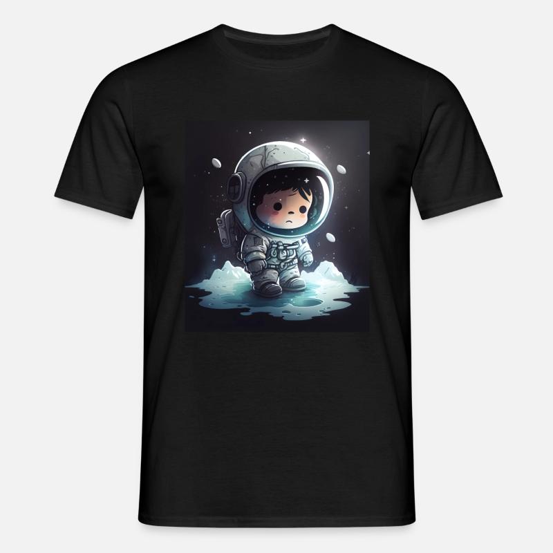 Chibi Astronaut - T-shirt til herrer - sort