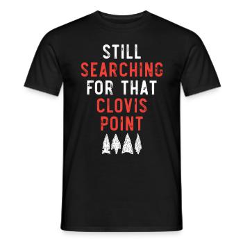 Toujours à la recherche du Clovis Point Pfe - T-shirt homme - noir - Devant - AI Model Male 178 light (178cm)