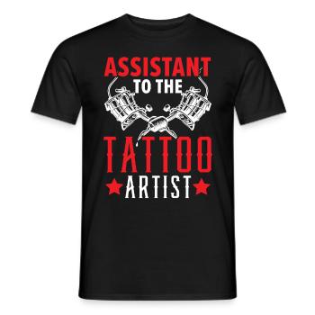 Ink It is good for a body Tattoo Tattoo - Men's T-Shirt - black - Front - AI Model Male 178 light (178cm)